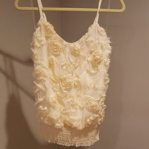 Rose detailed tank top